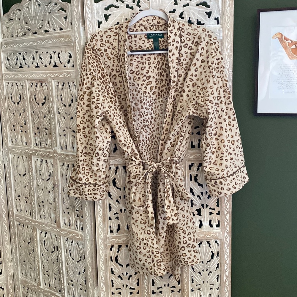 EUC Linen Ralph Lauren Robe